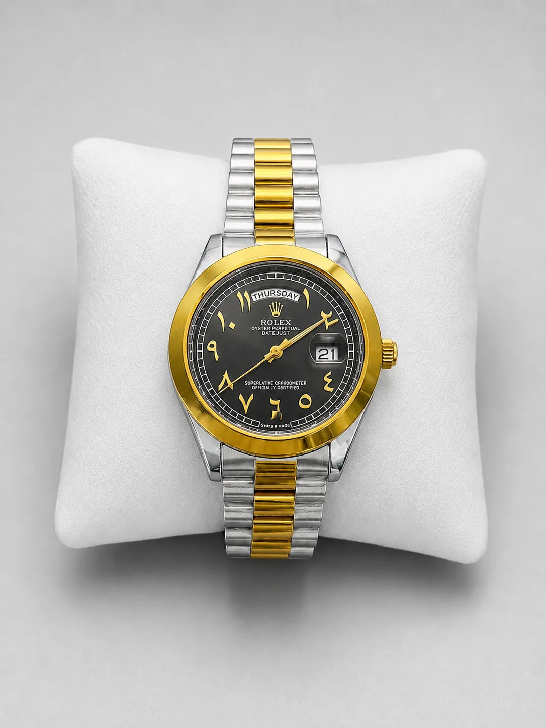 Nexis Royal – Arabic Numeral Two-Tone Watch